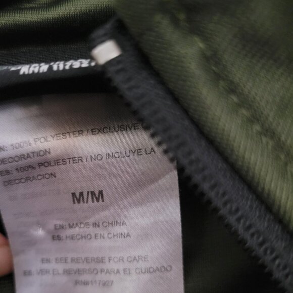 AND1 Track Jacket Green Full Zip Men’s Med. Basketball athletic sportswear EUC - Picture 10 of 10